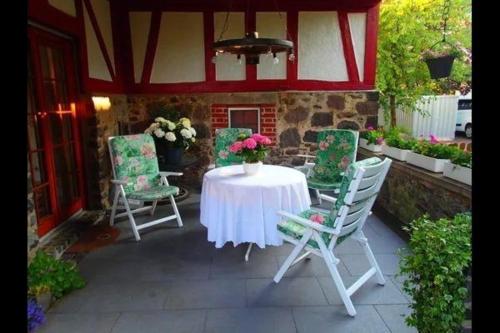 Zahrada ubytování Ferienhaus in Bernsfeld mit großem Garten