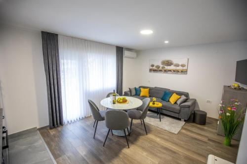 Posezení v ubytování APARTMANI TEA