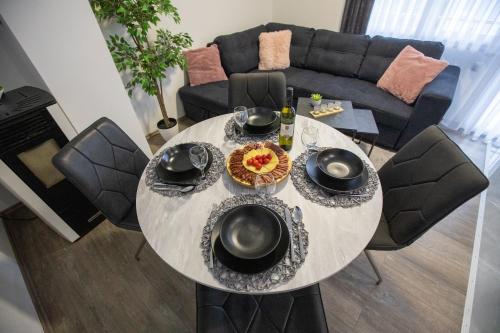 Posezení v ubytování APARTMANI TEA