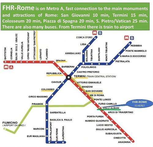 Frank Host Roma Lux , Metro A a 50 m, simple check-in con codice a qualsiasi orario