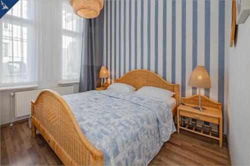 Säng eller sängar i ett rum på Apartment Westfalia 4