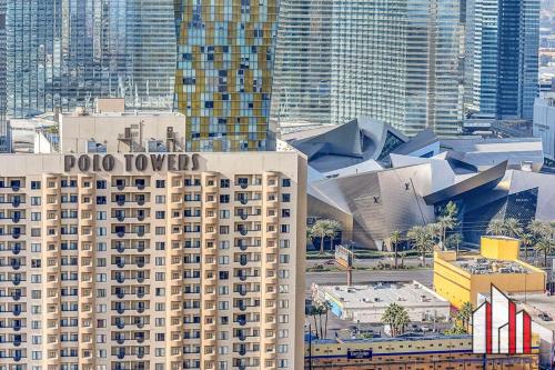 a large building with the polo towers on top of it at MGM Signature-38-617 Top floor F1 View Balcony in Las Vegas