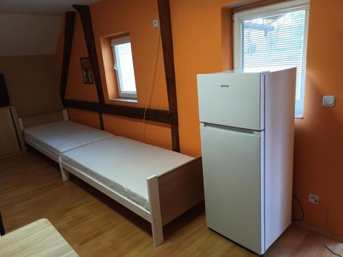 Kuchyň nebo kuchyňský kout v ubytování HospůdkaU Straků