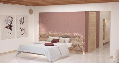 LioneにあるBIOAGRITURISMO FALEZZEの白い部屋(ベッド1台、ソファ付)