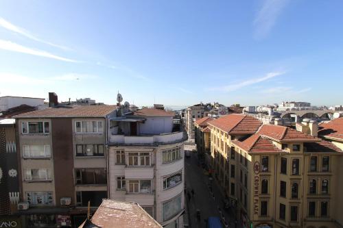 Γενική άποψη της πόλης Κωνσταντινούπολη ή θέα της πόλης από  αυτό το ξενοδοχείο