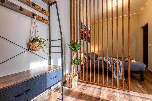 a bedroom with a bed in a room at Volta 8 Apartments in Rho
