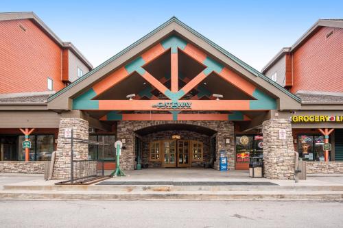 a building with a large entrance to a store at Gateway #5055 in Keystone