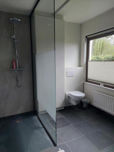 Koupelna v ubytování Vakantiewoning Nieuwdonk