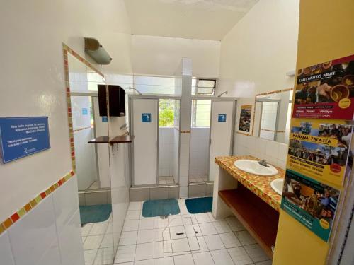 Koupelna v ubytování Hostel Hospedarte Chapultepec