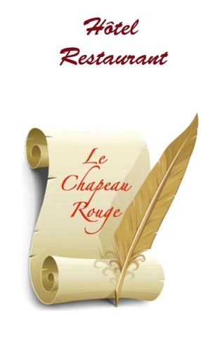 an illustration of an old scroll with a quill at Le Chapeau Rouge in Lusignan