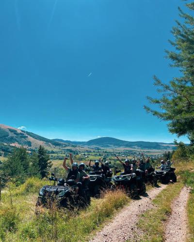 Paisaje cerca de este camping