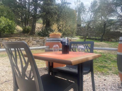 Zahrada ubytování Auberge la Table du Curé