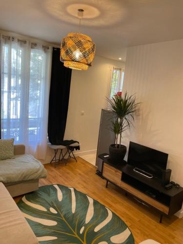 Et opholdsområde på Studio Paris 24