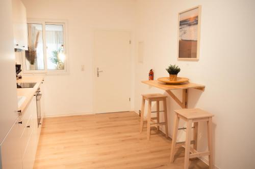Η κουζίνα ή μικρή κουζίνα στο Wohlfühloase im Loftstil