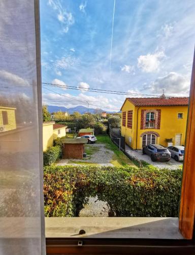 a view from a window of a house at CASA ARYA - Independent House - Near the Walls in Lucca