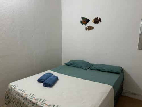 Katil atau katil-katil dalam bilik di Casa do Meio Pousada