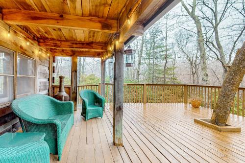 Μπαλκόνι ή βεράντα στο Gold Creek Cabin