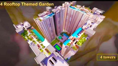 a rendering of a hotel andominiumominium threatened garden at Youth City Studio Deluxe by DKAY in Nilai in Nilai