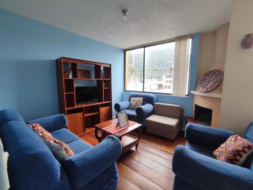 Χώρος καθιστικού στο Mayra's Apartments and Spanish School