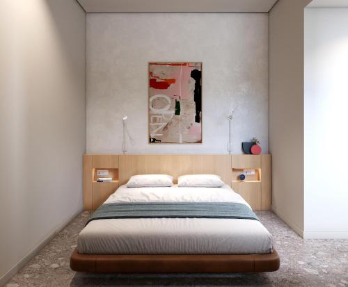 Un pat sau paturi într-o cameră la 48Old City Hotel
