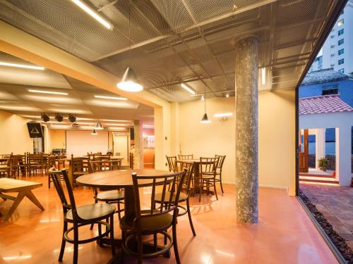 Restaurace v ubytování Yolo Vacation Homestay
