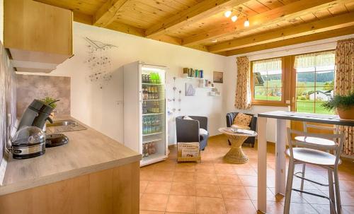 Kuchyň nebo kuchyňský kout v ubytování Haldenmichelhof Ferienwohnungen
