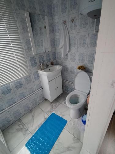 Ванна кімната в Apartament la casa pe Transrarau