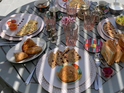 Mad i villaen eller i nærheden