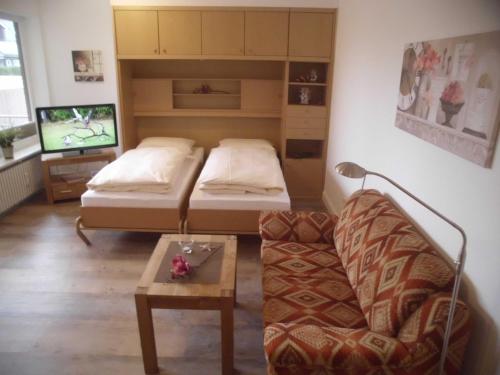 Postel nebo postele na pokoji v ubytování Wellness-Appartement