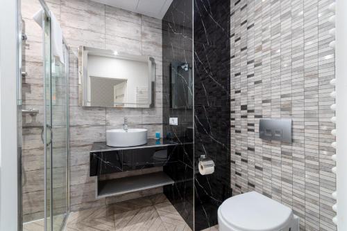 Kúpeľňa v ubytovaní Ovo Chic Studio