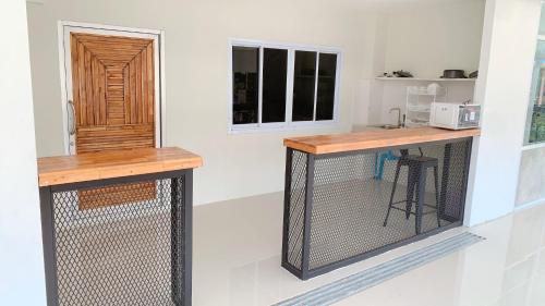 Dapur atau dapur kecil di Amazing Inn Koh Tao