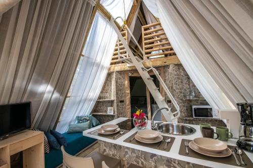 Cucina o angolo cottura di Arena One 99 Glamping