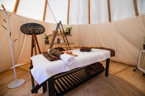 Letto o letti in una camera di Arena One 99 Glamping