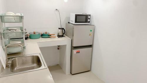 Dapur atau dapur kecil di Amazing Inn Koh Tao