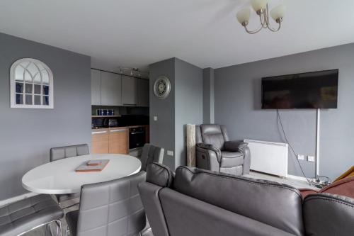 Η κουζίνα ή μικρή κουζίνα στο GuestReady - Royal Canal Park Chic Getaway