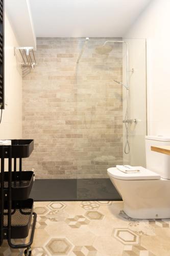 Koupelna v ubytování Egona -Apartamentos Itxaropena Zarautz