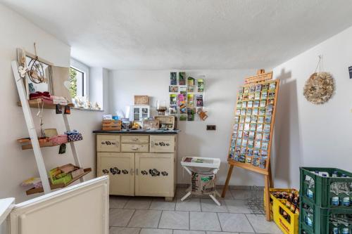 Η κουζίνα ή μικρή κουζίνα στο Ferienhaus em Biehl