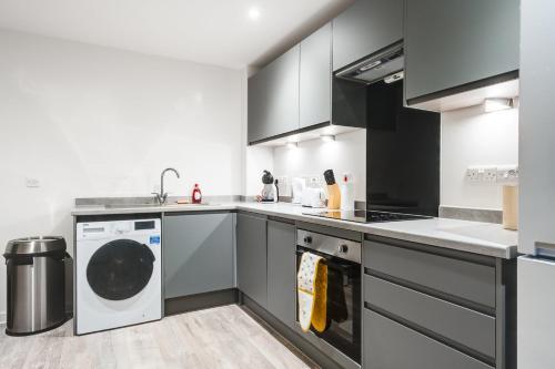 Kuchyň nebo kuchyňský kout v ubytování GuestReady - One perfect resting place in Vauxhall
