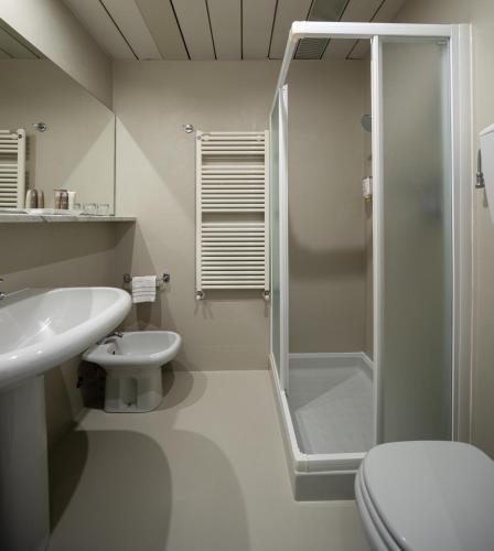 Koupelna v ubytování Hotel Nettuno