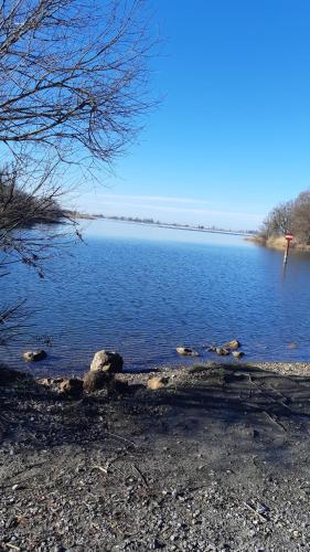 a view of a large body of water at Zimmer am See in Fußach