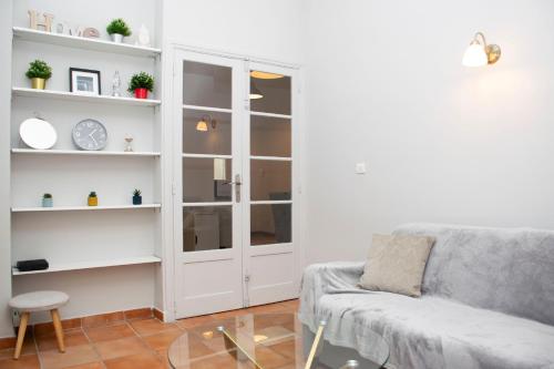 Posezení v ubytování Appartement au coeur du Vieux-Port