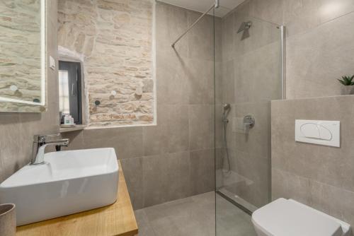 Et badeværelse på Casa Masso