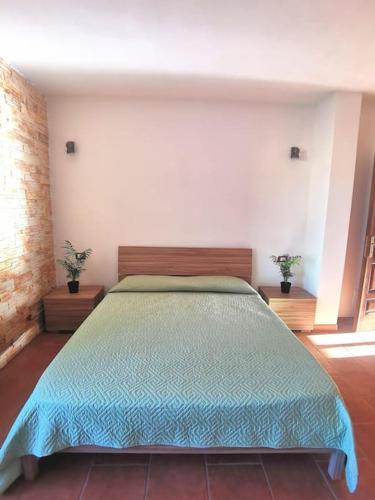 Postel nebo postele na pokoji v ubytování A casa di Franci