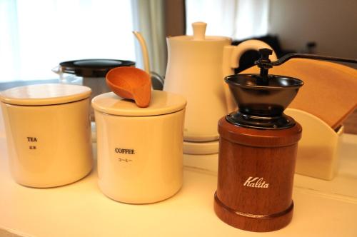 koti hakone（コティ箱根）にあるコーヒーまたはお茶