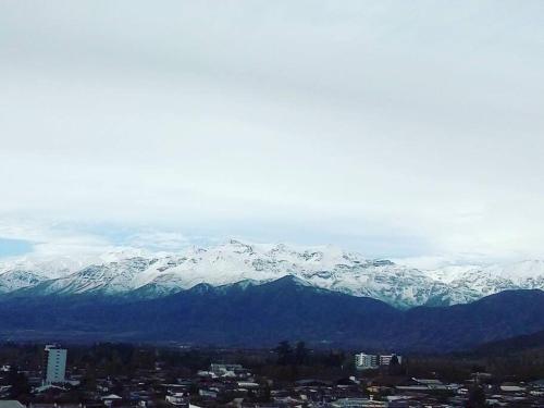 Vue générale sur la montagne ou vue sur la montagne depuis l'appartement