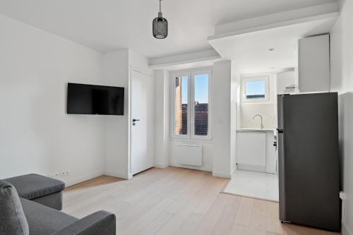 Dapur atau dapur kecil di Charmant T2 - Coeur d'Arpajon