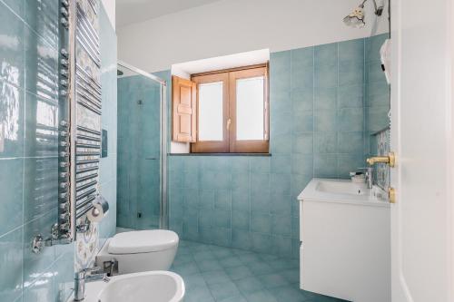 Koupelna v ubytování Villa Prota