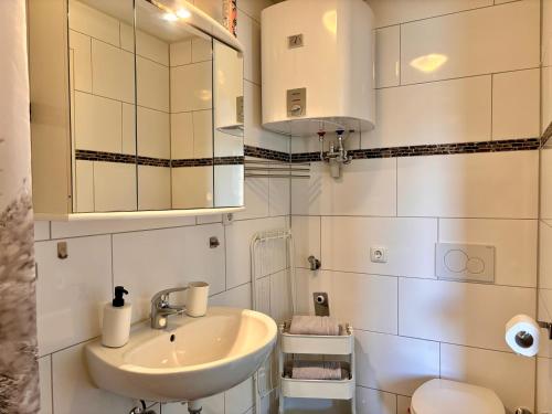 Ett badrum på Shining apartment in Bamberg