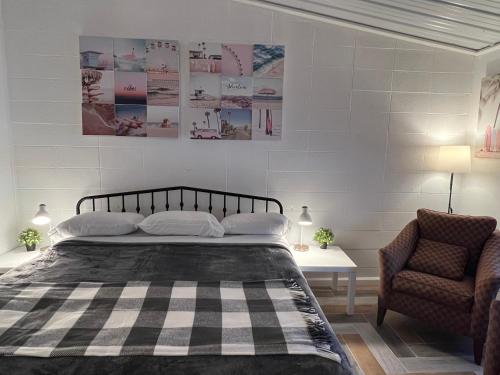 Postel nebo postele na pokoji v ubytování Sussex Motel