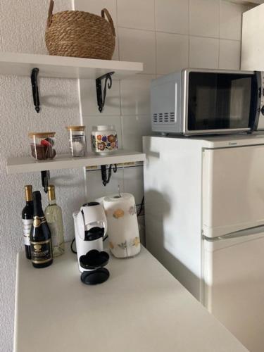 Η κουζίνα ή μικρή κουζίνα στο Lobo en Cabo Apartment, Cabo Roig , Orihuela Costa